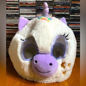 Oversized Cartoon Unicorn Head